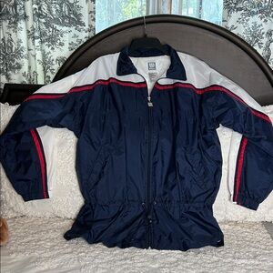 Wilson Blue and White Jacket with Red Trim
